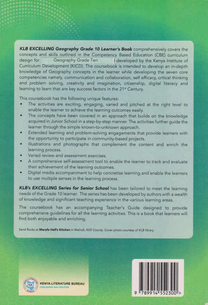 KLB EXCELLING GEOGRAPHY GRADE 10