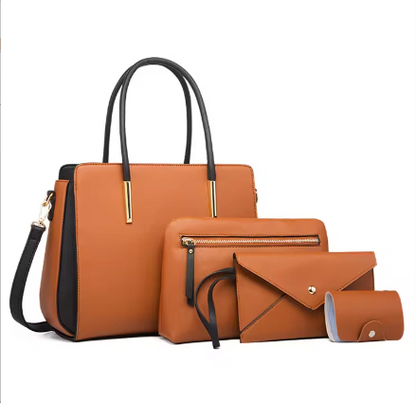JACQUARD WOMEN'S HANDBAGS SET